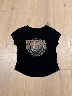 Comfy Black "Rebel Rebel" Graphic Tee